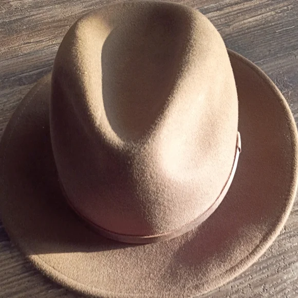 Will + Bear William Brown Travel Hat Size Large 100% Wool Packable New - Picture 2 of 8